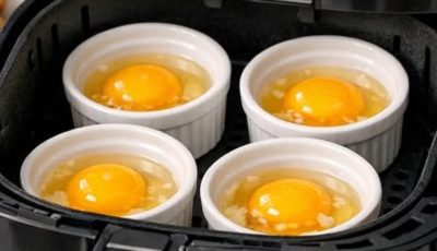 Air Fryer Poached Eggs