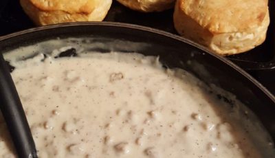 Homemade Biscuits and Gravy From Scratch
