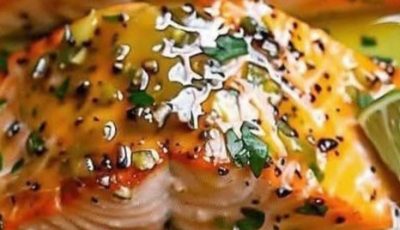 Honey Lime Garlic Butter Salmon