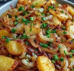 Fried Potatoes and Onions Recipe