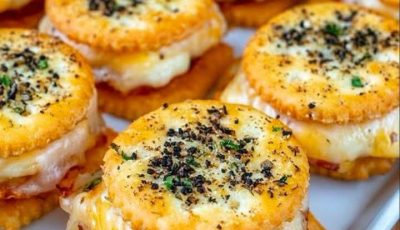 Mini Cheesy Bacon English Muffin Sandwiches