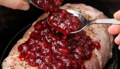 Slow Cooker Cranberry Balsamic Pork