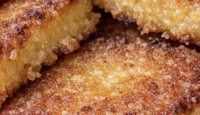 My great aunt used to slice this cold from the icebox and fry it up crispy on Saturday mornings. The golden crust with that soft creamy center kept us coming back for more. Sometimes the simplest