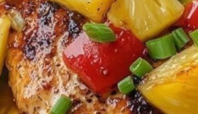 Teriyaki Chicken and Pineapple Foil Packets