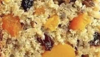 Baked Oatmeal with Carrots and Fruits