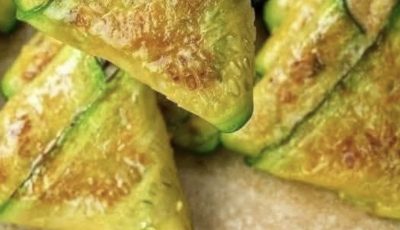 Stuffed Zucchini Triangle Bites (Crispy & Savory)