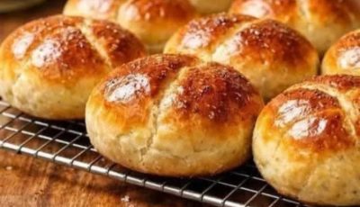 Soft Homemade Bread Rolls Recipe