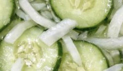 My grandfather swore by this 3 ingredient summer staple during hard times. Crisp, refreshing, and incredibly cheap to throw together straight from the garden.