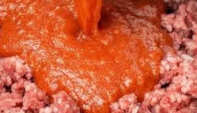 Pour tomato soup over ground beef, coupled with 3 ingredients, into slow cooker for a weeknight bake that disappears faster than anything else