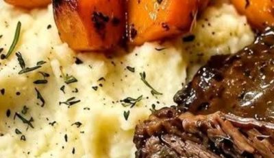 Pot Roast with Mashed Potatoes