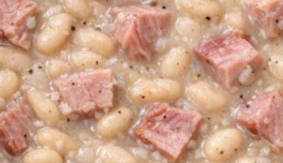 Slow Cooker 3-Ingredient Ham and Beans
