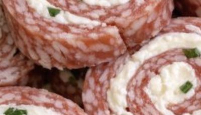 Crowd Pleaser: Just 3 ingredients. My brother rolled up these savory meat bites when guests arrived early and they were the first appetizer to disappear.