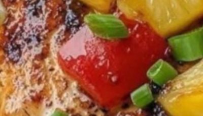 Teriyaki Chicken and Pineapple Foil Packets