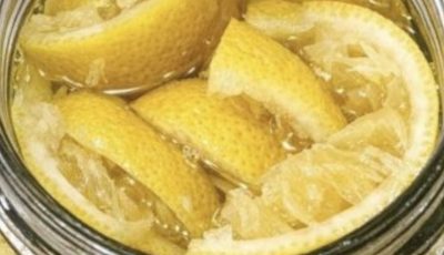 Soak leftover squeezed lemon halves and 1 common liquid and you will never go back