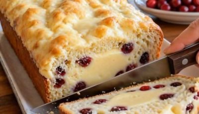 Cream Cheese Cranberry Loaf