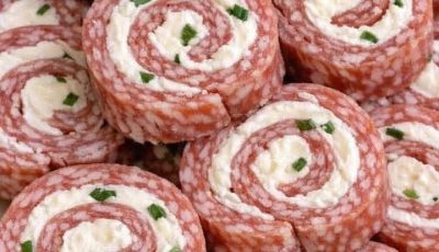 Crowd Pleaser: Just 3 ingredients. My brother rolled up these savory meat bites when guests arrived early and they were the first appetizer to disappear.