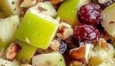 Fresh Apple Cranberry Pecan Salad