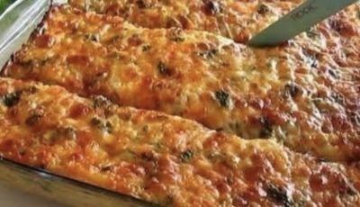 BLUE LASAGNA WITH CORDONE CHICKEN