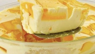 This refreshing and creamy fruit dessert
