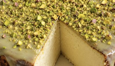 Pistachio Basque Cheesecake Recipe: The Ultimate Creamy Burnt Cheesecake with Pistachio Glaze